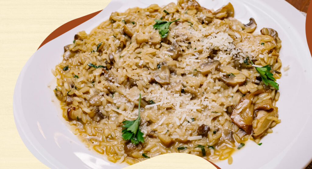 Risoto de Funghi com Toque Mineiro