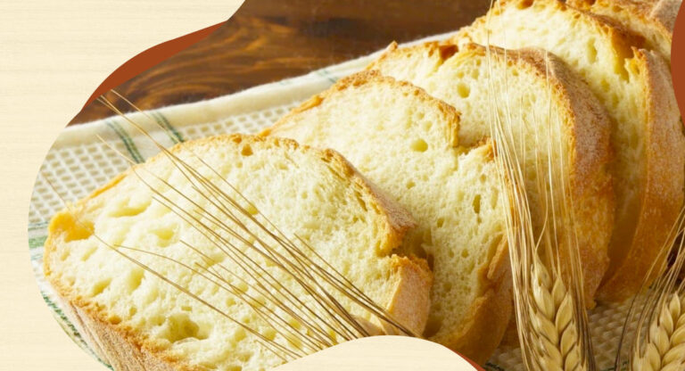 Pão com banha de porco e fermento químico